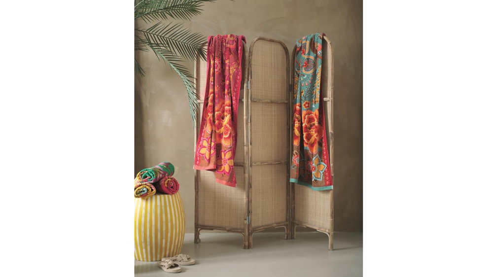 Beachtowel Pip Studio Jungle Garden - Pink sfeer
