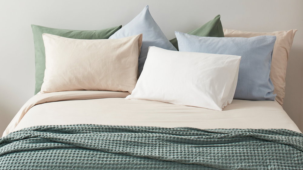 Dekbedovertrek Passion home linen Uni Flanel
